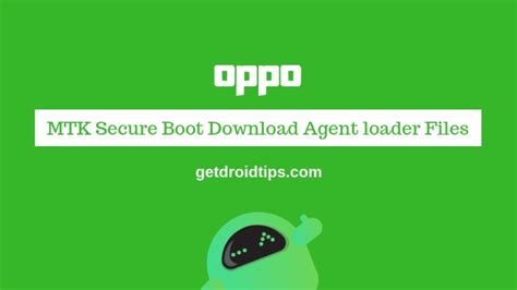 Oppo MTK Secure Boot Download Agent (DA) loader files.